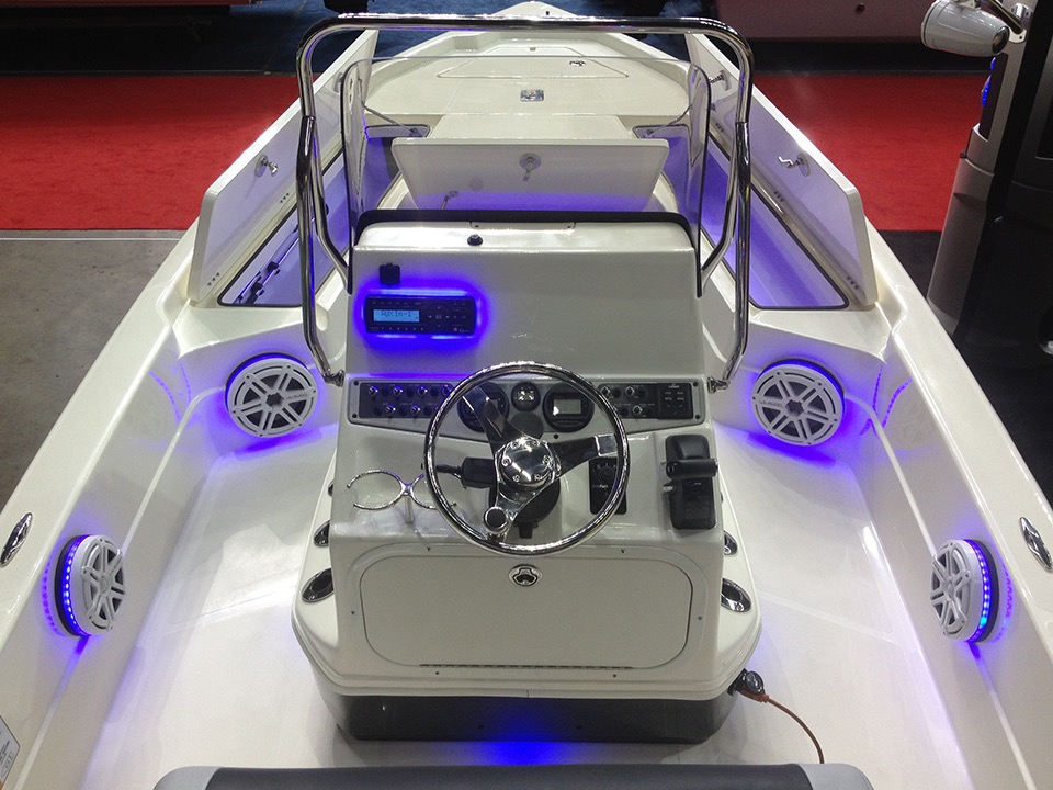 Metairie Client Adds Marine Audio System To 24 Foot Skeeter