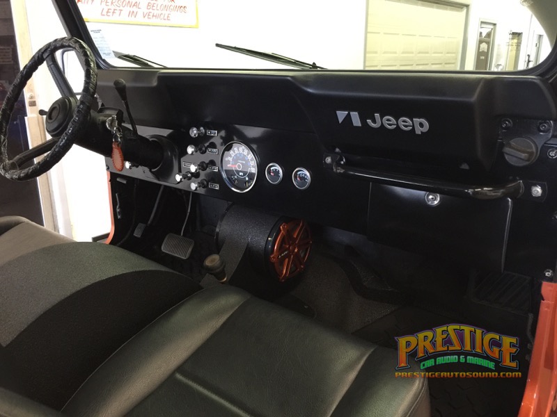 1983 Jeep CJ7 Audio Upgrades Prestige Car Audio And Marine